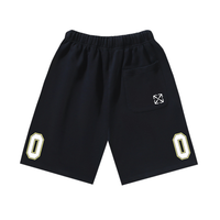 Off-White Off-W Monogram Shorts - Blanco Claro Blanco Logos Amarillo