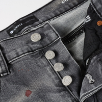 Purple Paint Grey Jeans