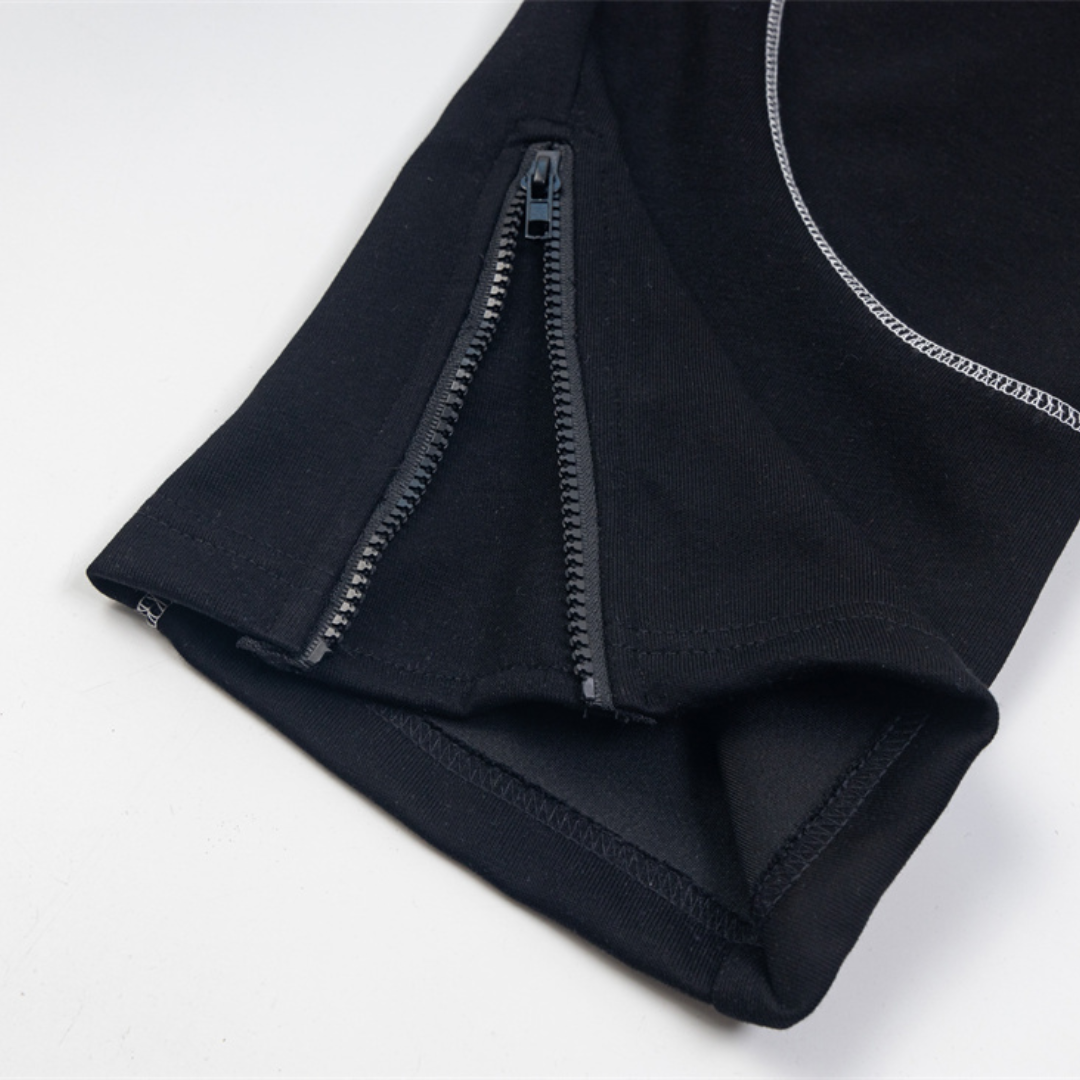 Conjunto Nova Neta Negro Azul Estrellas