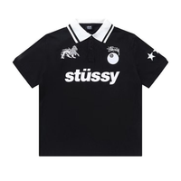 Camiseta Stussy Negro Bola Ocho
