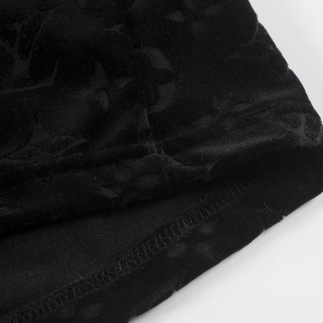 Lv Shorts Monograma Negro