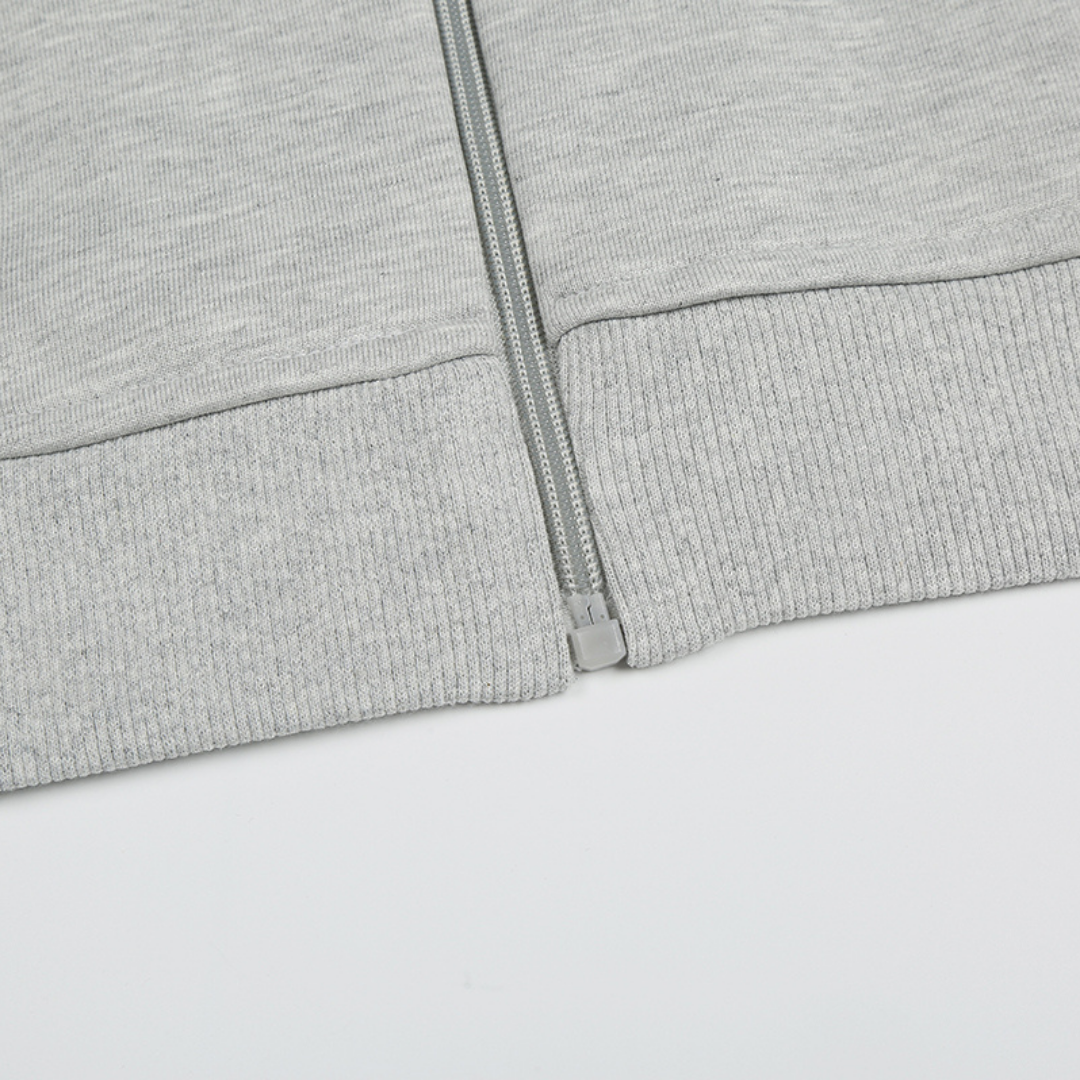 Polo Grey Zip Hoodie · Nova Neta · Nova Neta