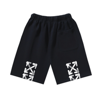 Off-White Off-W Monogram Shorts - Negro Negro Blanco Logo