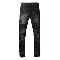 Amr Bandana Black Ripped Jeans Negro