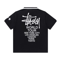 Camiseta Stussy Negro Bola Ocho