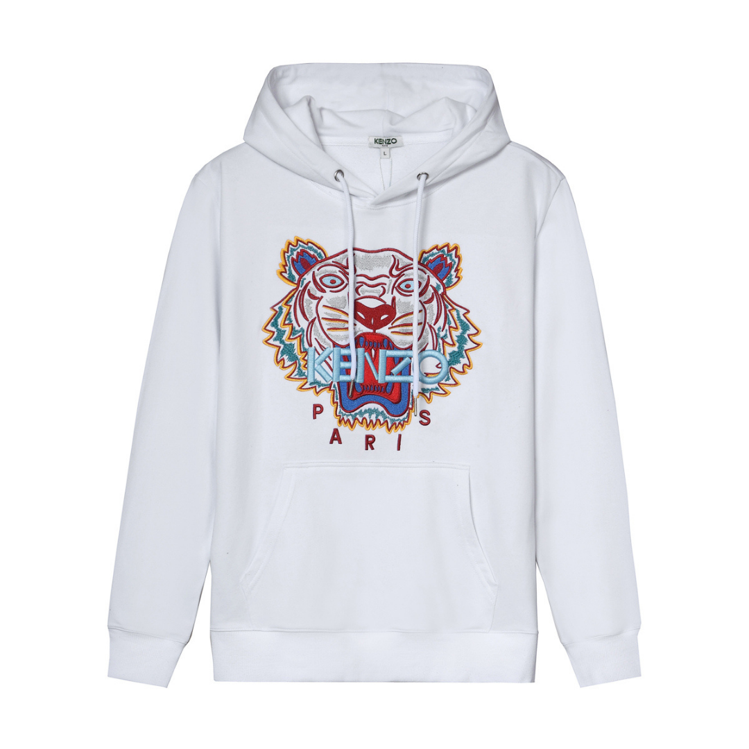 Tiger Monogram Hoodie Cabeza Roja