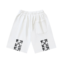 Off-White Off-W Monogram Shorts - Blanco Blanco Texto Negro