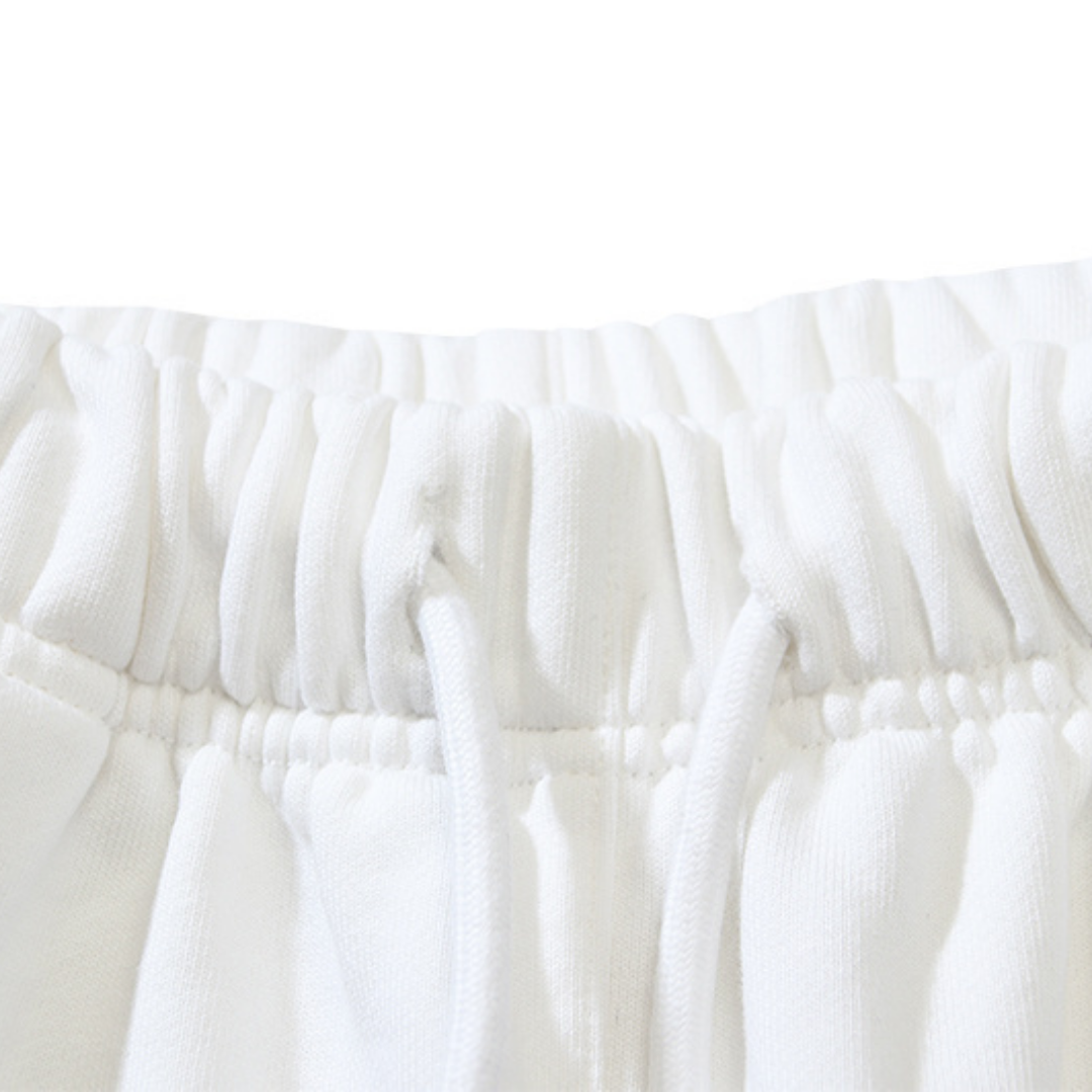 Off-White Off-W Monogram Shorts - Negro Blurrid Lineas
