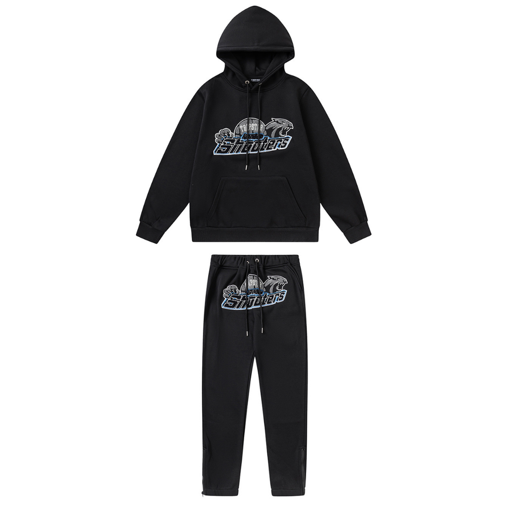 Shooters 2.0 Hooded Grey Blue Tracksuit · Nova Neta · Nova Neta