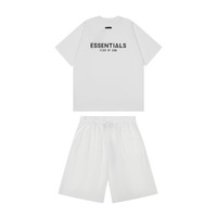 Essentials Short Set Monograma Blanco