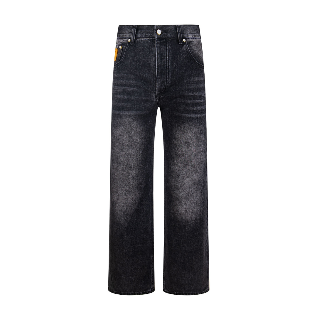 Monogram Jeans Negro Tornillos