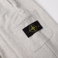 Conjunto Stone Island Gris Blanco Cremoso Punto Negro
