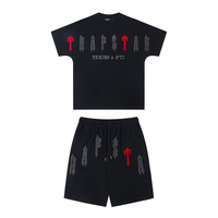 Conjunto Trapstar Negro/Rojo