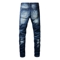 Amr Red Bandana Jeans