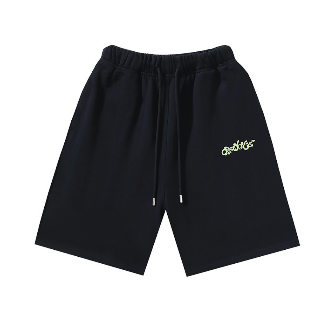 Off-White Off-W Monogram Shorts - Blanco Camo Verde