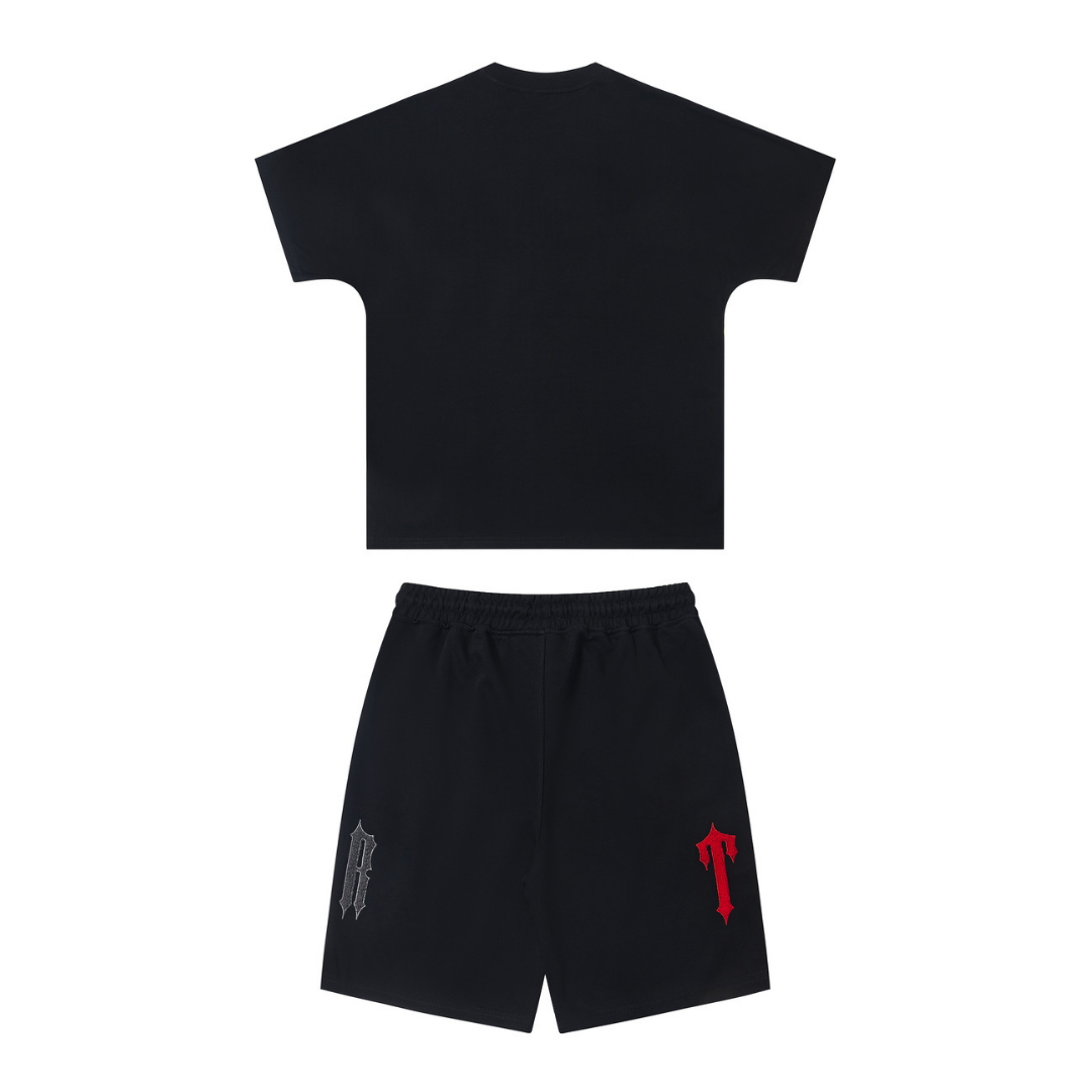 Conjunto Trapstar Negro/Rojo