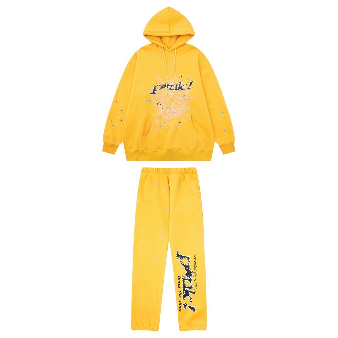 Buzo Sp5der Amarillo