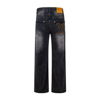 Monogram Jeans Negro Tornillos