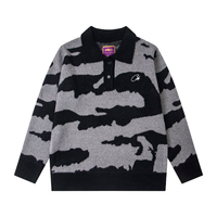 Rules The World Alcatraz Sweater Camo Gris