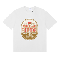 Camiseta Rh*de Negro Chateau Rhude Negro Oro