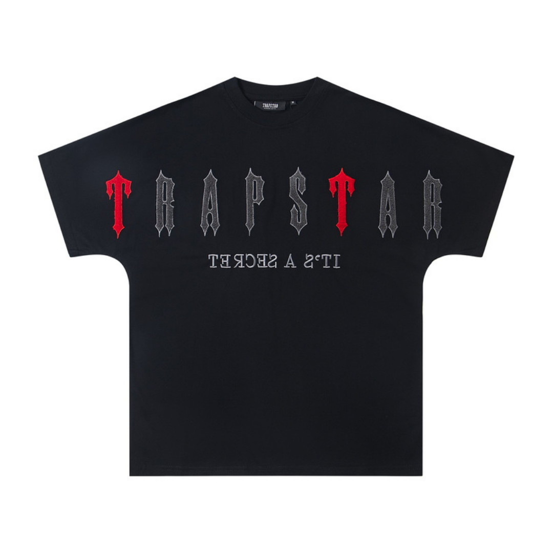 Conjunto Trapstar Negro/Rojo