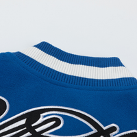 Off-White Off-W Varsity Jacket Azul
