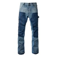 Amr Blue Patch Flared Jeans Azul 2