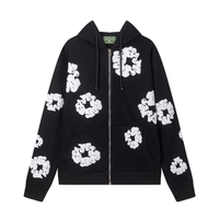 Denim Trs Zip Hoodie