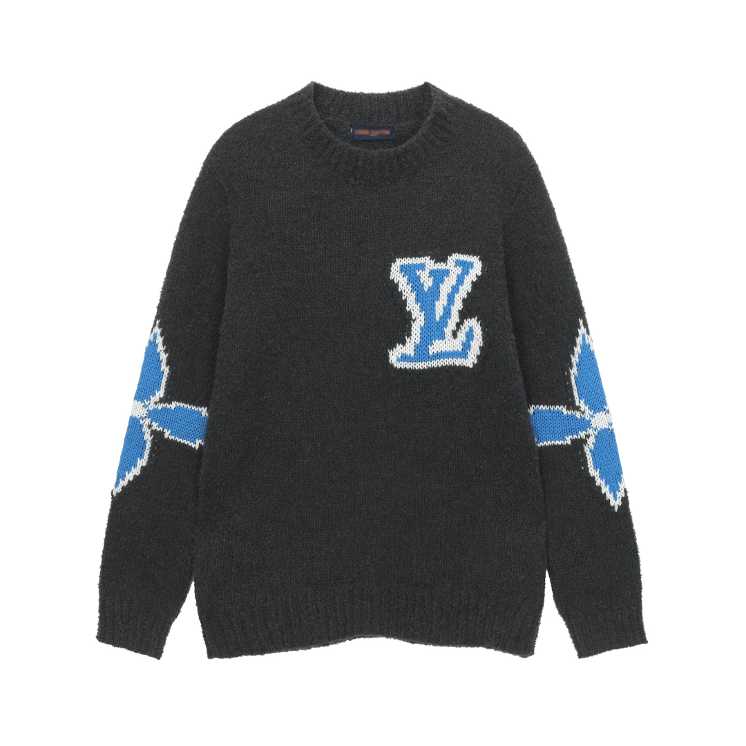 Monogram Sweater Azul Y2K