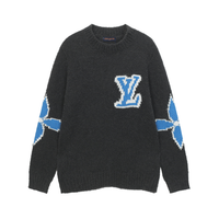 Monogram Sweater Azul Y2K