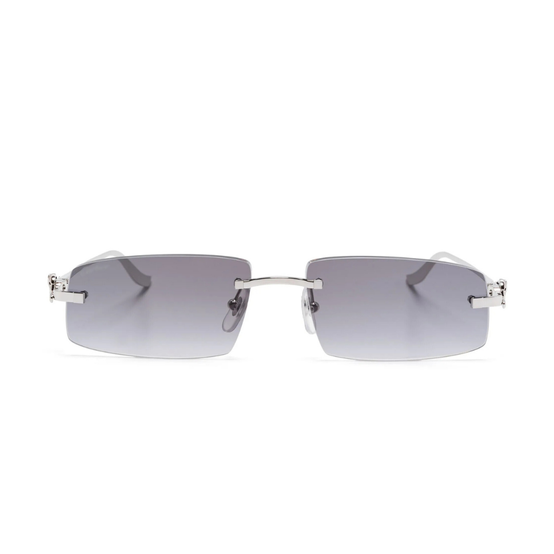 Monogram Sunglasses Liso Plateado