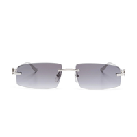 Monogram Sunglasses Liso Plateado