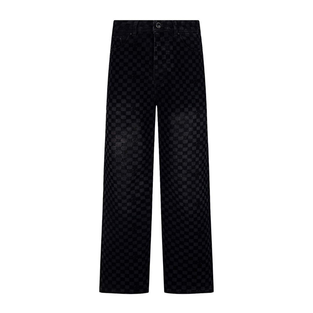 Monogram Jacket Negro Checkered