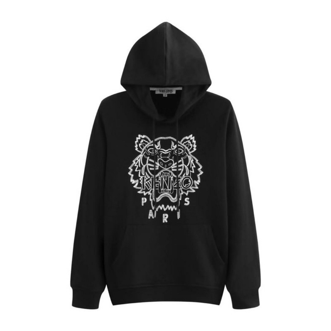 Tiger Monogram Hoodie Negro Tigre 2