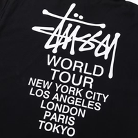Camiseta Stussy Negro Bola Ocho