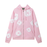 Denim Trs Zip Hoodie