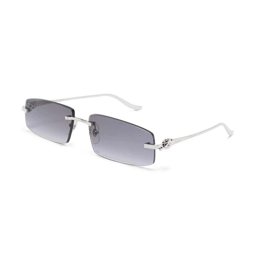 Monogram Sunglasses Liso Plateado