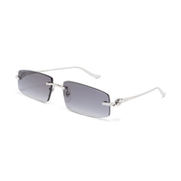 Monogram Sunglasses Liso Plateado