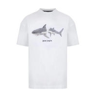 Palm Angels Palm Shark T-shirt - Negro Negro Tiburón Blanco
