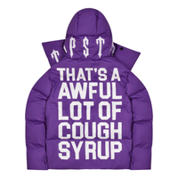 Decoded Puffer Purple Jacket