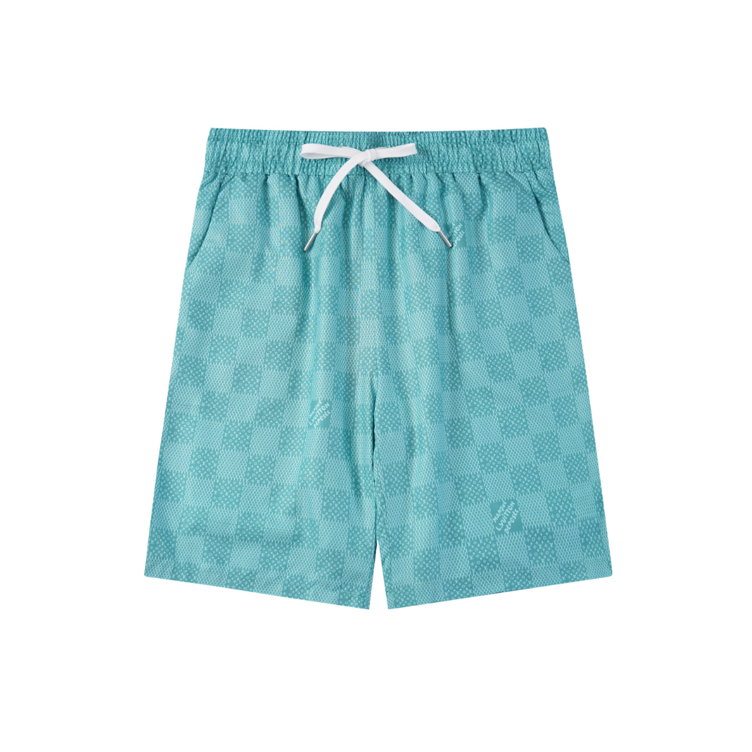 Monogram Short Set Camo Azul