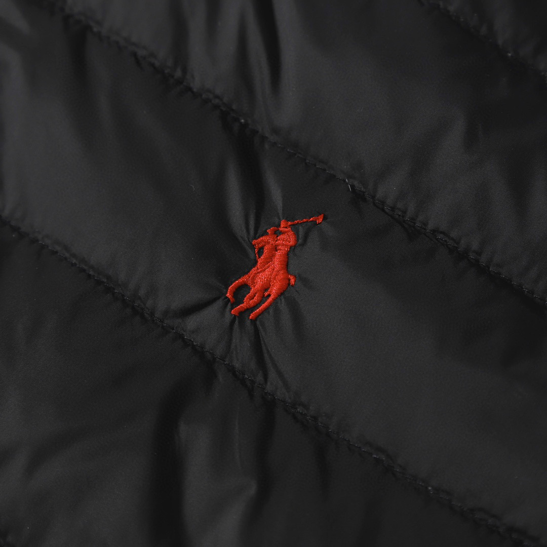 Camiseta Polo Ralph Lauren Negro Liso Negro Logo Rojo 2