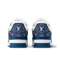 Monogram Blue Trainer Monograma Azul Marino Blanco