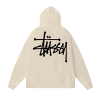Buzo Stussy Beige Beige Negro