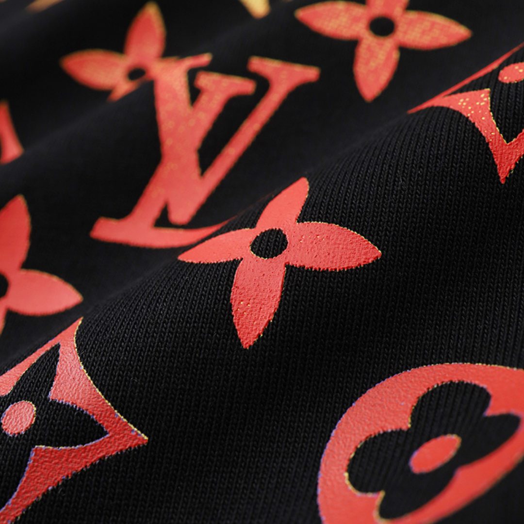 Louis Vuitton Monogram T-shirt - Negro Estrellas Negro Rojo
