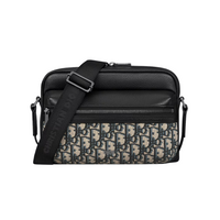 Messenger Monogram Bag Estampado Azul Beige