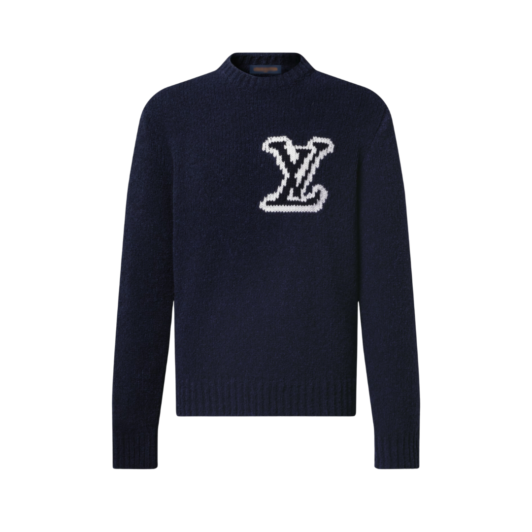 Monogram Sweater Negro Monograma Blanco