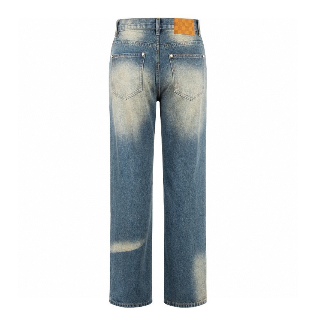 Monogram Jeans Lavado Claro Roturas 2