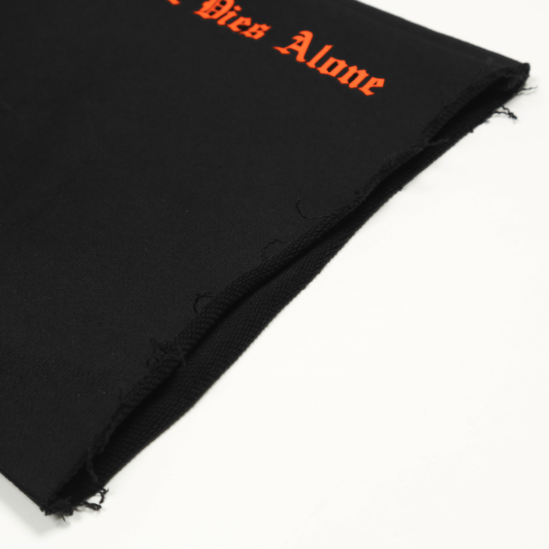 Pantalon Vlone Negro/Naranja