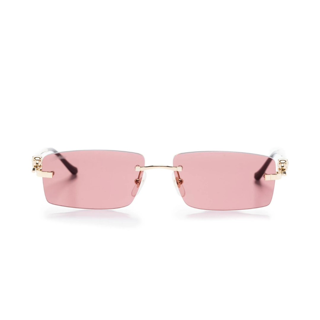 Monochromatic Sunglasses Rosa Oro